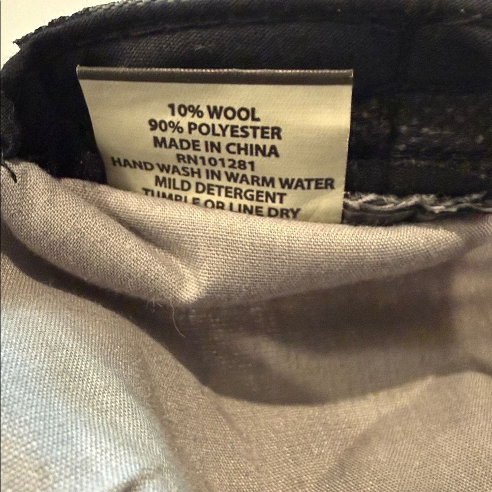 Pugs Women's Cadet Cap Hat Gray Plaid Wool Blend - Picture 5 of 5